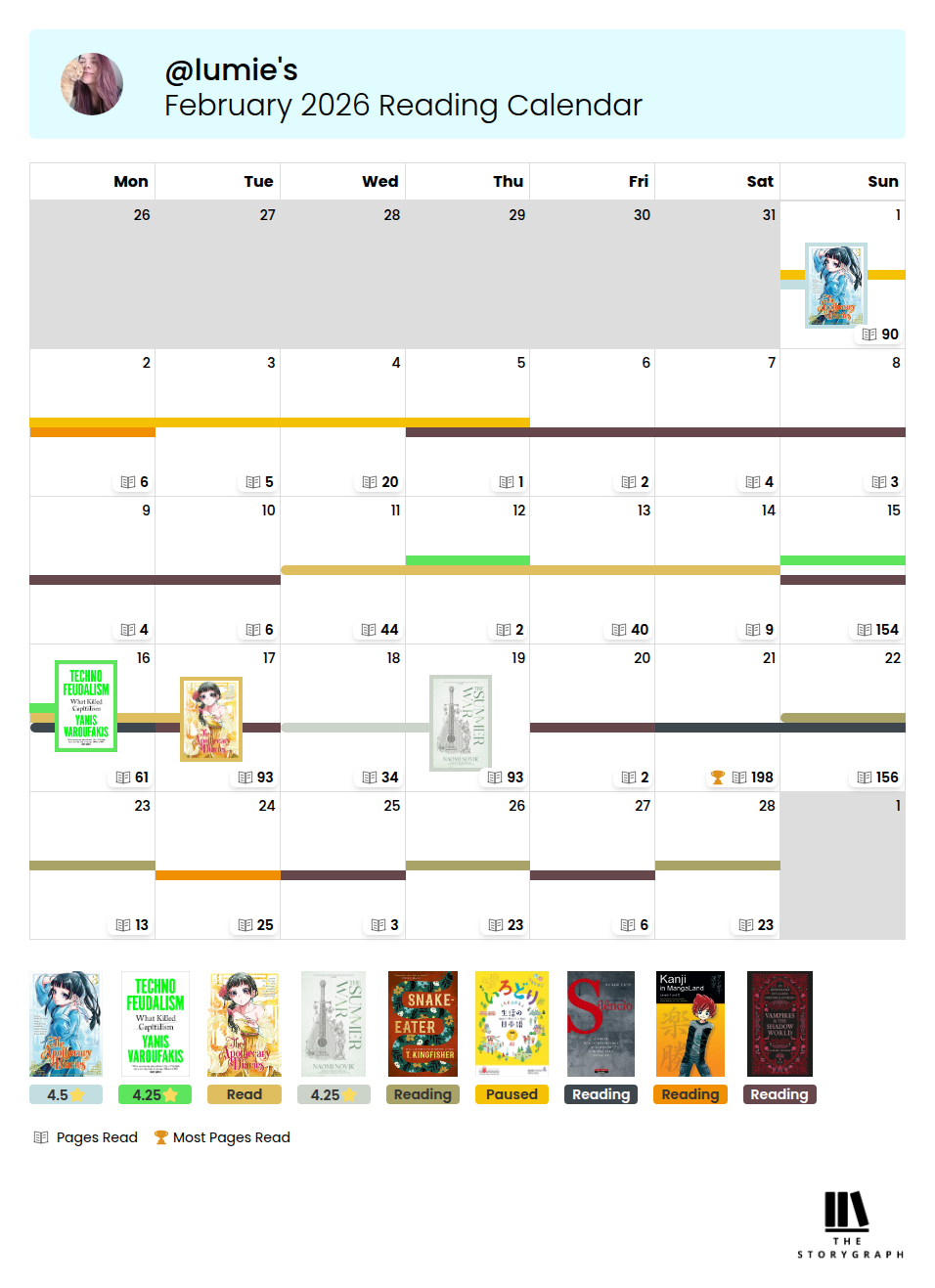 february reading calendar