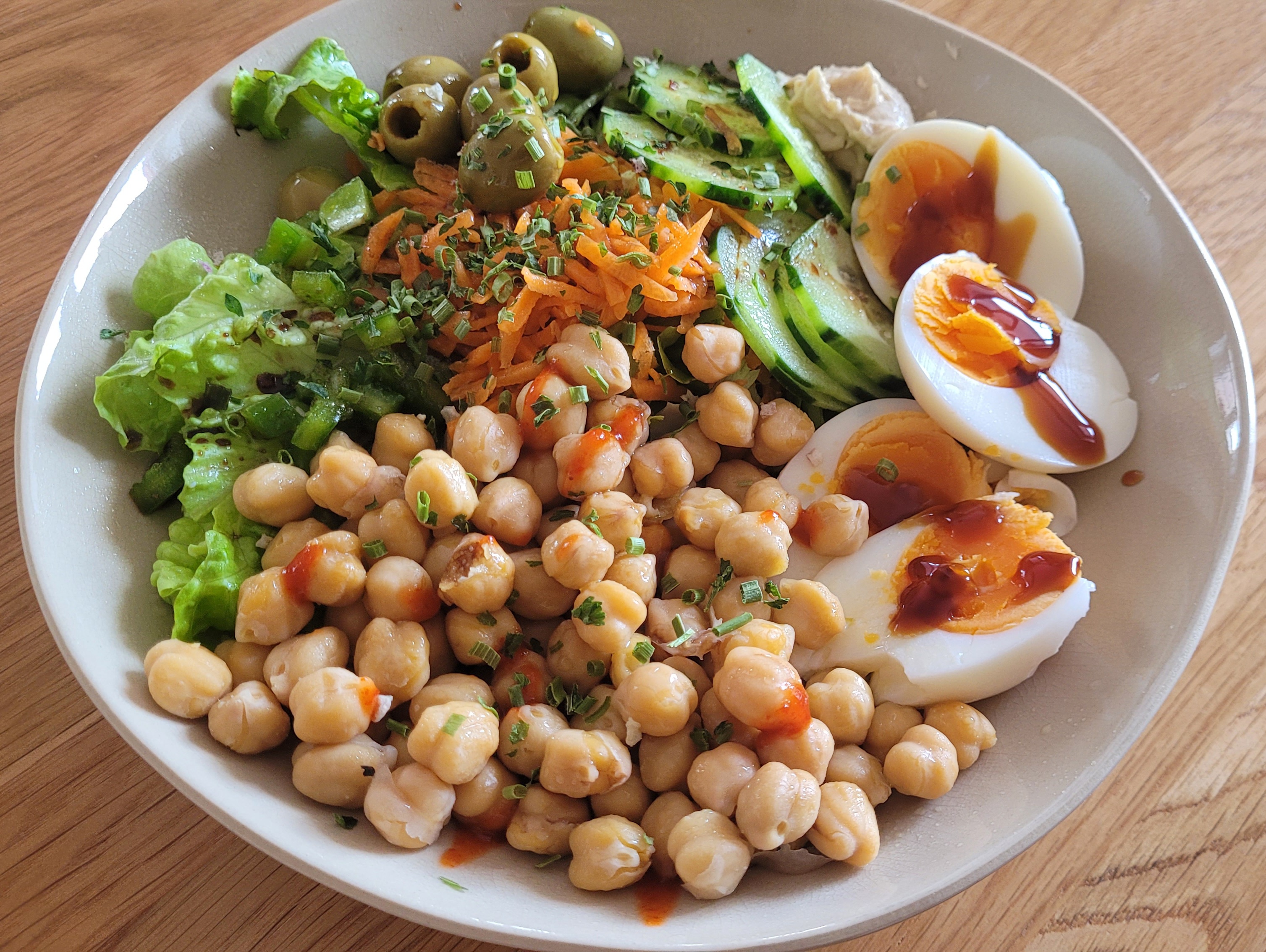 chickpea egg salad